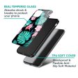 Tropical Leaves & Pink Flowers Glass case for Xiaomi Mi 10 Pro For Sale