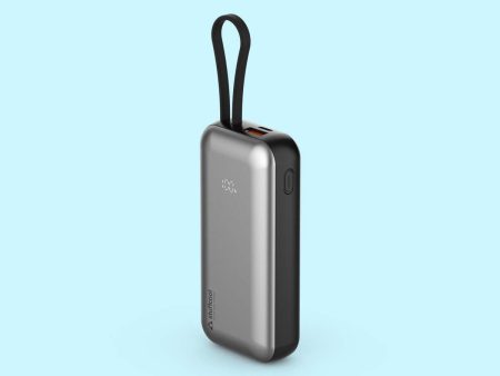 Miles 10000mAH Powerbank with built-in Type-C and Lightning cable For Sale