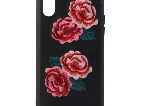 Apple iPhone X   Xs Sonix Leather Series Protective Case - Black   Red Roses For Sale