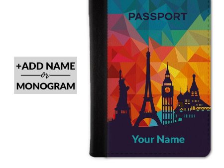 Wonders Of World Custom Passport Cover For Discount