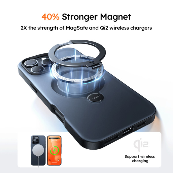 360° Spin Stand MagSafe Case for iPhone 16 Plus Online Hot Sale