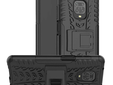 Xiaomi Redmi note 9 Pro Shockproof Armor Defender Phone Case with Table Stand Online Hot Sale