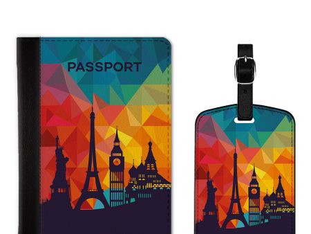 Wanderlust Prisma Passport & Luggage Tag Combo Cheap