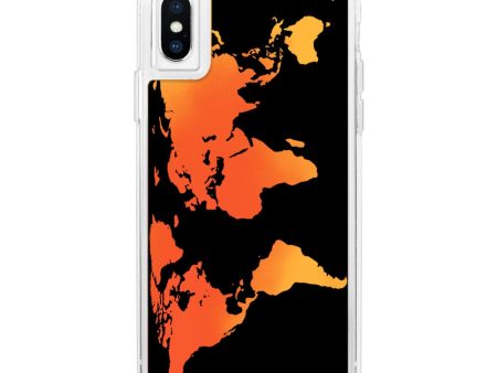 World Orange Neon Sand Glow Case Discount