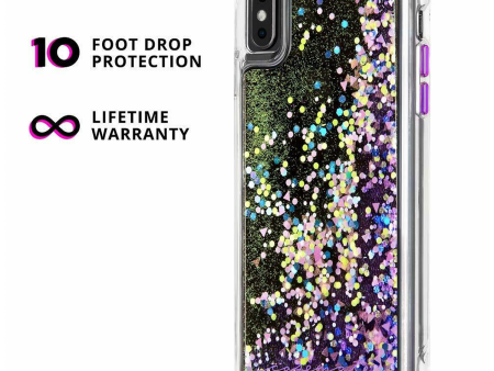 Apple iPhone Xs Max Case-Mate Waterfall Glow Case - Purple Glow Sale