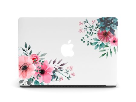 Corner Floral Macbook cover For Sale