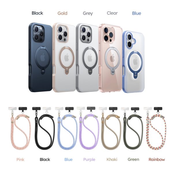 [Bundle]Spin + Crossbody Phone Strap for iPhone 16 Pro Max Online