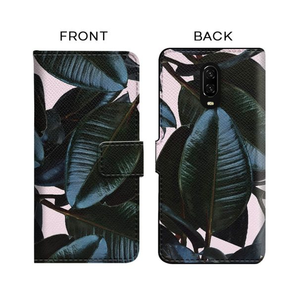 Dark Tropical Leaves Flip Case for OnePlus on Sale