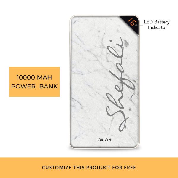 Quaint Marble Customized Power Bank Hot on Sale