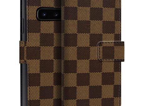 Brown Block Flip Case for Samsung Supply