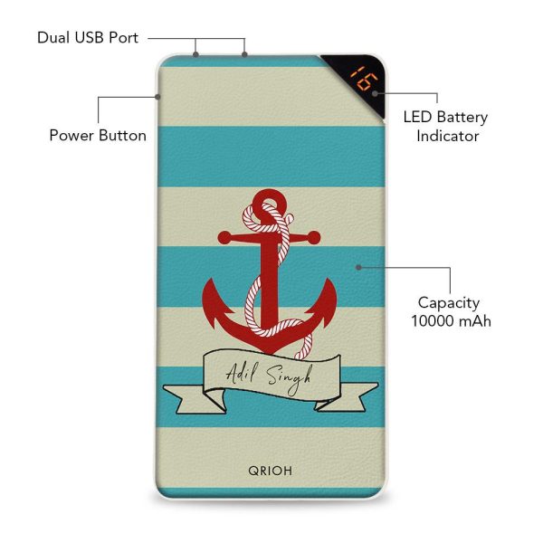 Seaside Anchor Customized Power Bank Online Sale