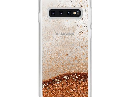 Gold Snow Globe Glitter case for Samsung For Cheap