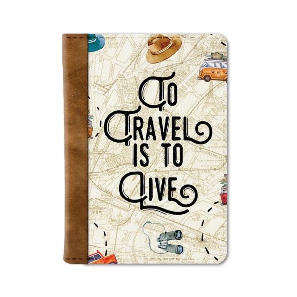 Travel to Live Passport Wallet Online Hot Sale