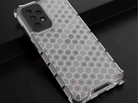 Samsung A72 Honeycomb Defensive Case - Translucent Hot on Sale