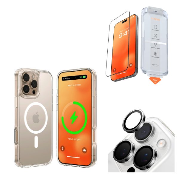 [Bundle] Guardian MagSafe Case +GlassGo Screen Protector IP16+Camera Protector For Cheap