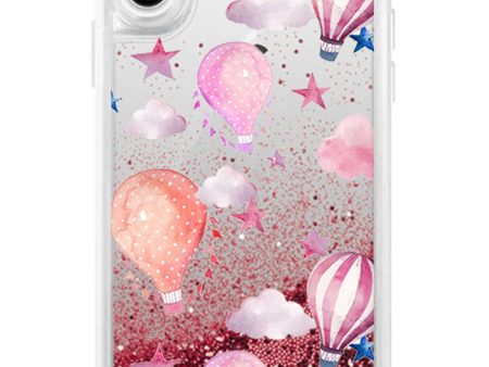 Blimps In the Sky Rose Snow Globe Glitter case for iPhone For Discount