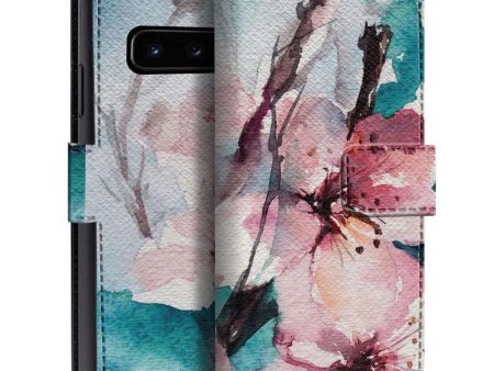 Colorful Cherry Blossom Flip Case for Samsung Fashion