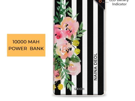 Bouquet Artwork Customized Power Bank Discount