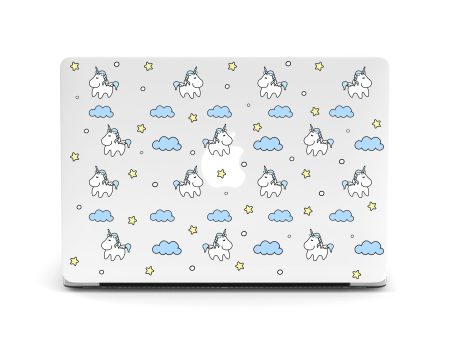 Unicorns In Sky Macbook cover Cheap