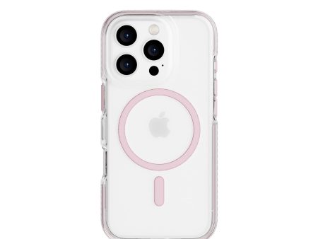 EvoCrystal - Apple iPhone 16 Pro Case MagSafe® Compatible - Pink Hot on Sale