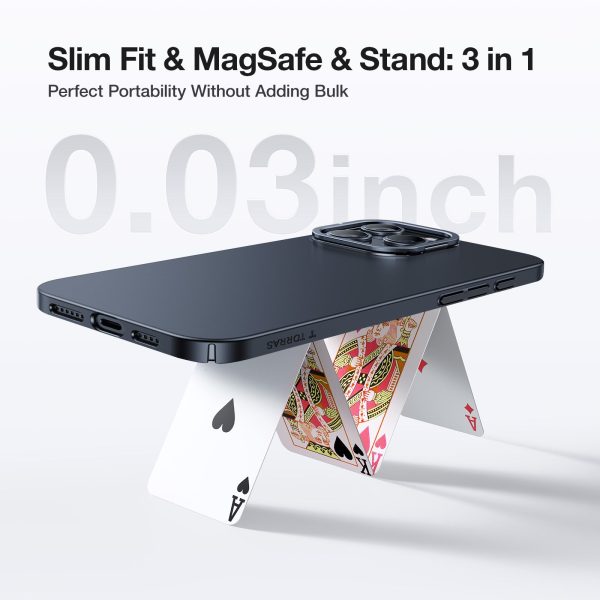 [Bundle]Lstand SlimFit Camera Stand MagSafe Case+ GlassGo Unbreakable Tempered Screen Protector for iPhone 16 Series Fashion