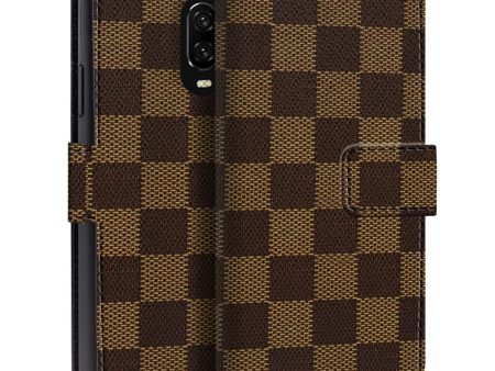 Brown Block Flip Case for OnePlus Online