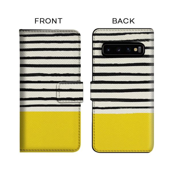 Classic Stripes Texture Flip Case for Samsung on Sale