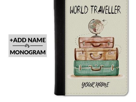 World Traveller Custom Passport Cover For Sale