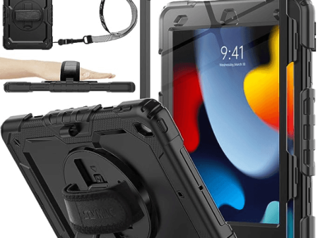 Tough Case for- the 10.2  Apple-based Speech Tablet with Screen Protector & Strap Cheap