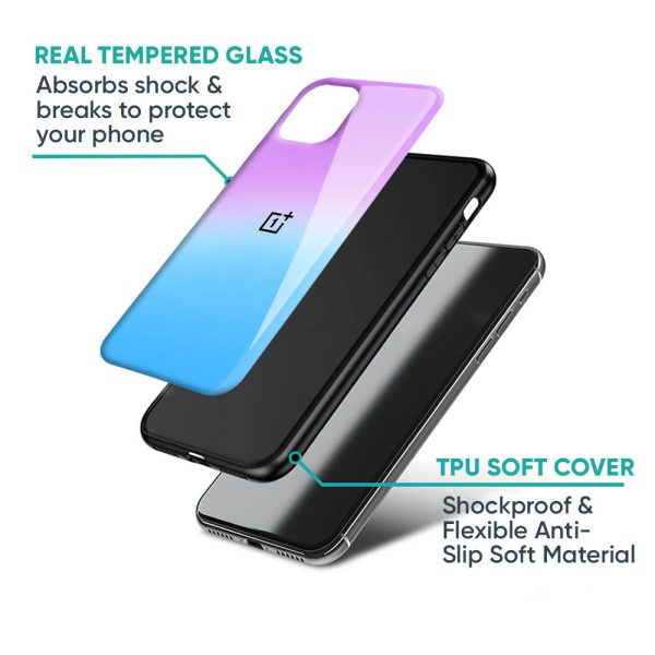 Unicorn Pattern Glass Case for OnePlus 8 Cheap