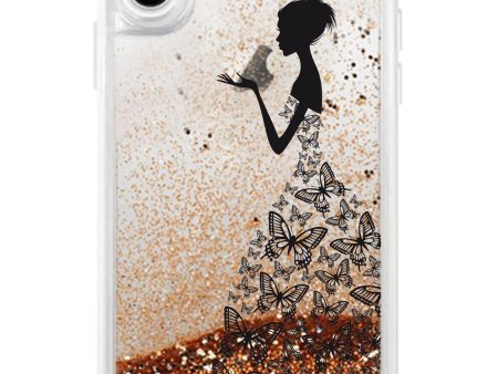 Elegant Duchess Gold Snow Globe Glitter case for iPhone Discount