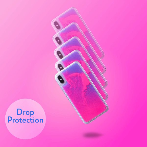 Pink Neon Sand Glow Case Cheap