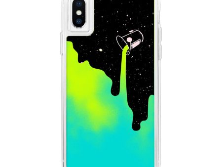 Paint Me Green Neon Sand Glow Case Fashion