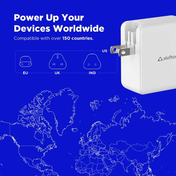 Nomad 102W GaN Charger With World Travel Plugs Online now