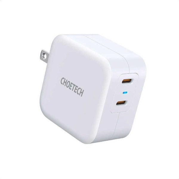 CHOETECH AC --USB Charger 40W 2 ports: PD6009-US-WH Sale