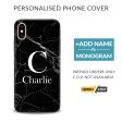 Black Marble Custom Phone Cover - COD Not Available Fashion