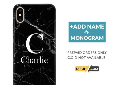 Black Marble Custom Phone Cover - COD Not Available Fashion