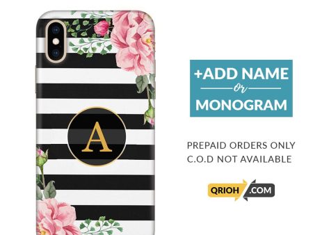 Floral Monogram Custom Phone Cover - COD Not Available For Cheap