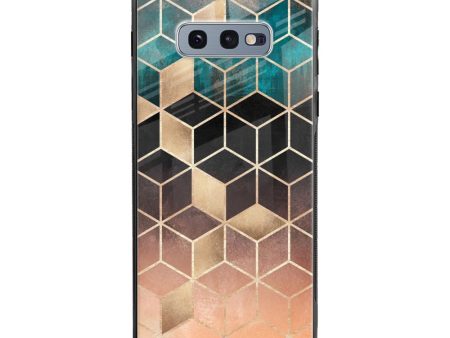 Bronze Texture Glass Case for Samsung Galaxy S10e For Sale