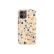 EcoArt - Apple iPhone 12 mini Case - Terazzo Orange Online Hot Sale