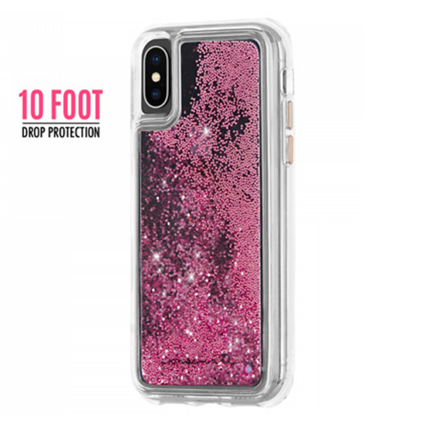 Apple iPhone X   Xs Max Case-Mate Waterfall Cascading Liquid Glitter Protective Case Online Hot Sale