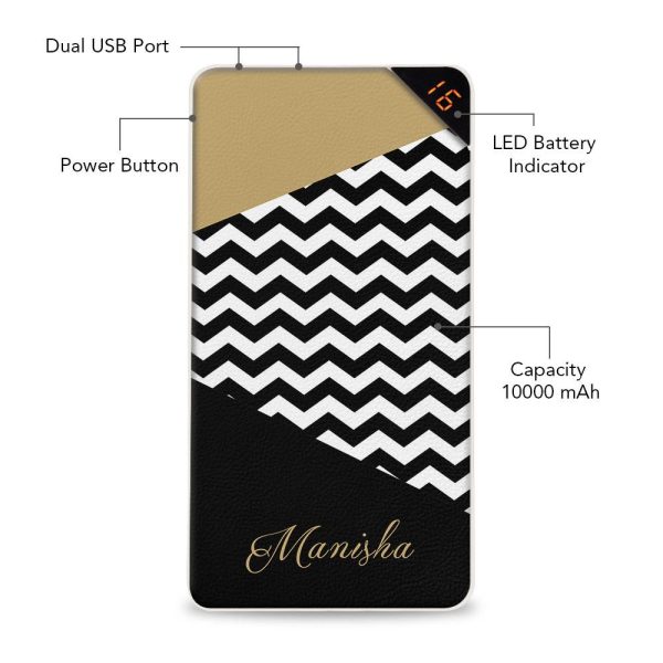 Jagged Contour Customized Power Bank on Sale