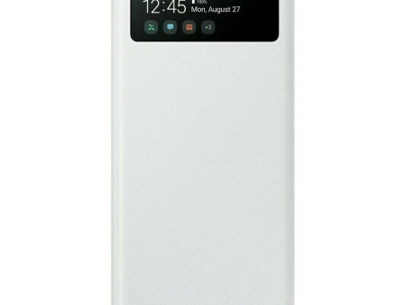 Samsung Galaxy S10 Lite S View Wallet Cover Case - White Fashion