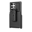 EvoMax - Samsung Galaxy S22 Ultra Case with Holster - Black For Discount