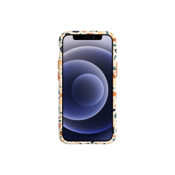 EcoArt - Apple iPhone 12 mini Case - Terazzo Orange Online Hot Sale