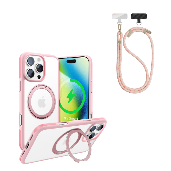 [Bundle]Ostand R Fusion+Phone Strap for iPhone 16 Series Fashion