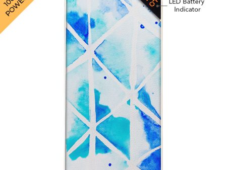 Watercolor Canvas 10000 mAh Universal Power Bank Online Sale