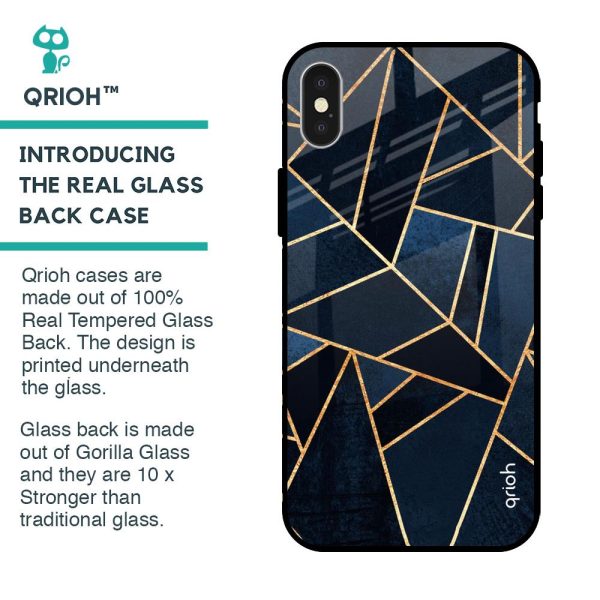 Abstract Tiles Glass case for iPhone X Online