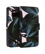 Dark Tropical Leaves Flip Case for Samsung Fashion