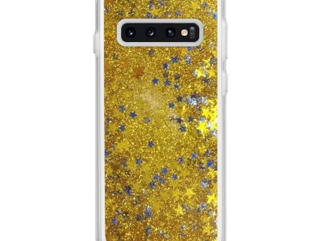 Gold Star Sparkle Glitter case for Samsung Fashion